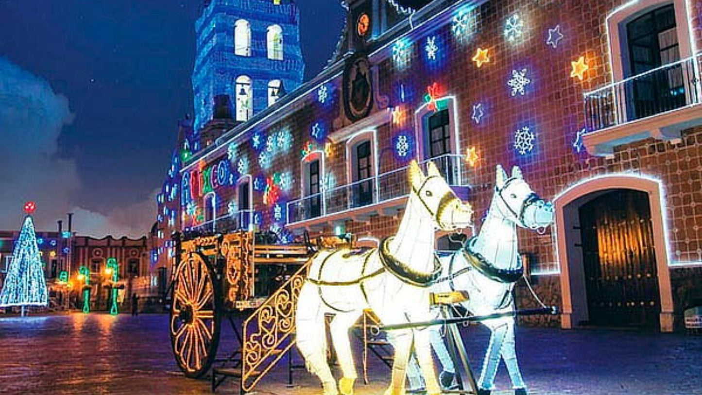 Villa Iluminada en Atlixco.
